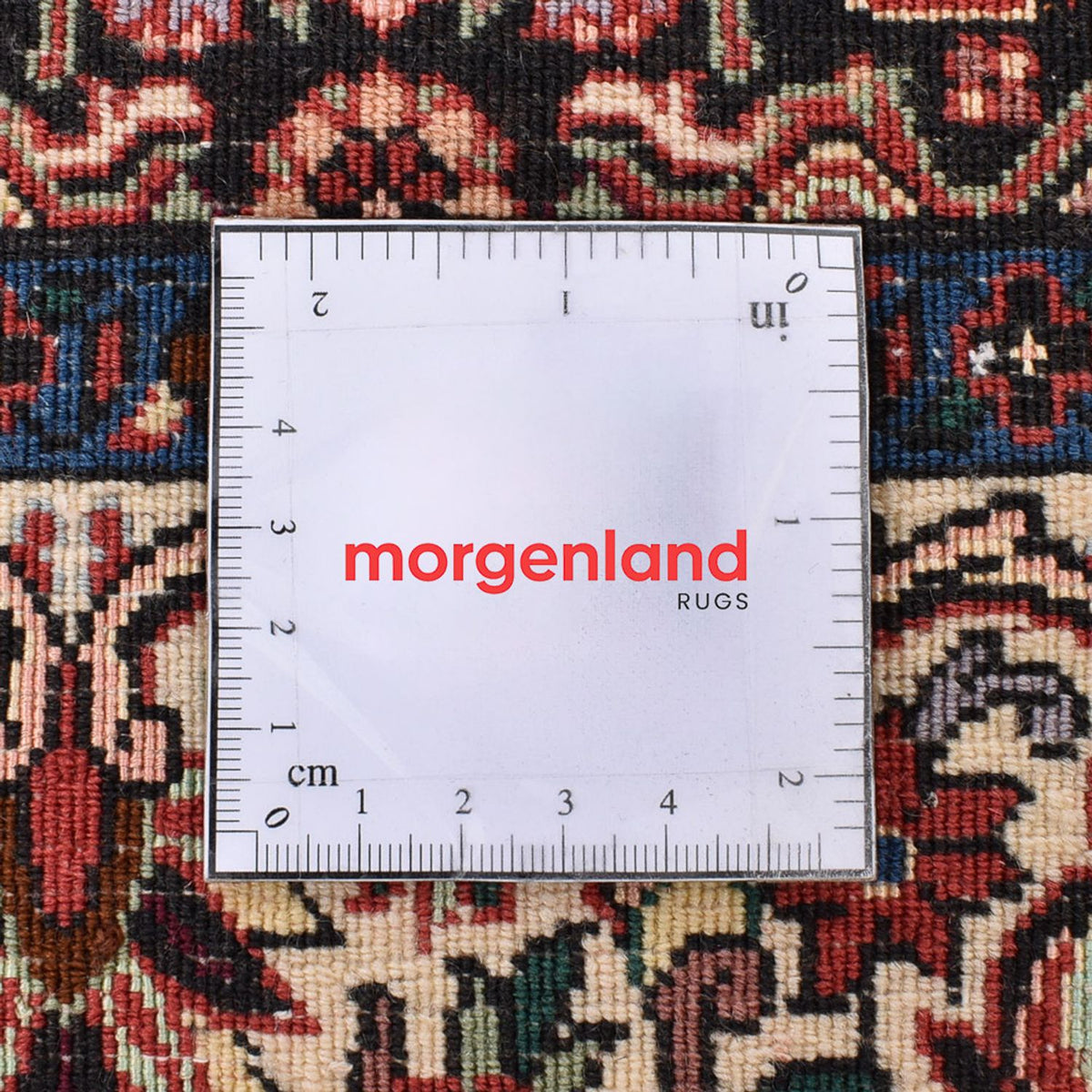 Alfombra persa - Bidjar - 172 x 110 cm - rojo claro