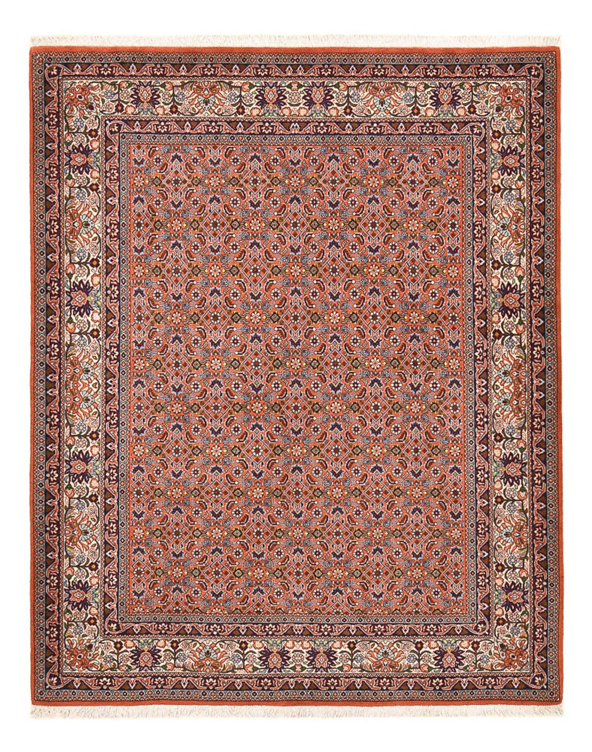 Alfombra persa - Bidjar - 190 x 148 cm - óxido