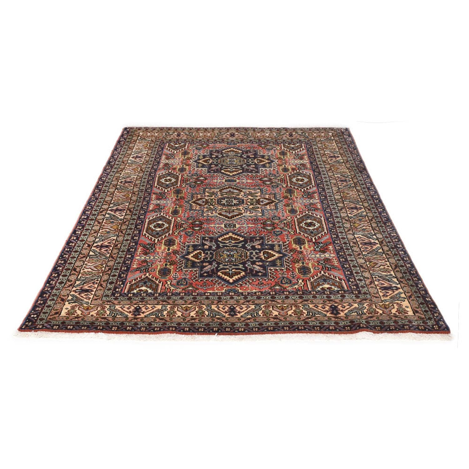 Alfombra persa - Nómada - 204 x 134 cm - multicolor