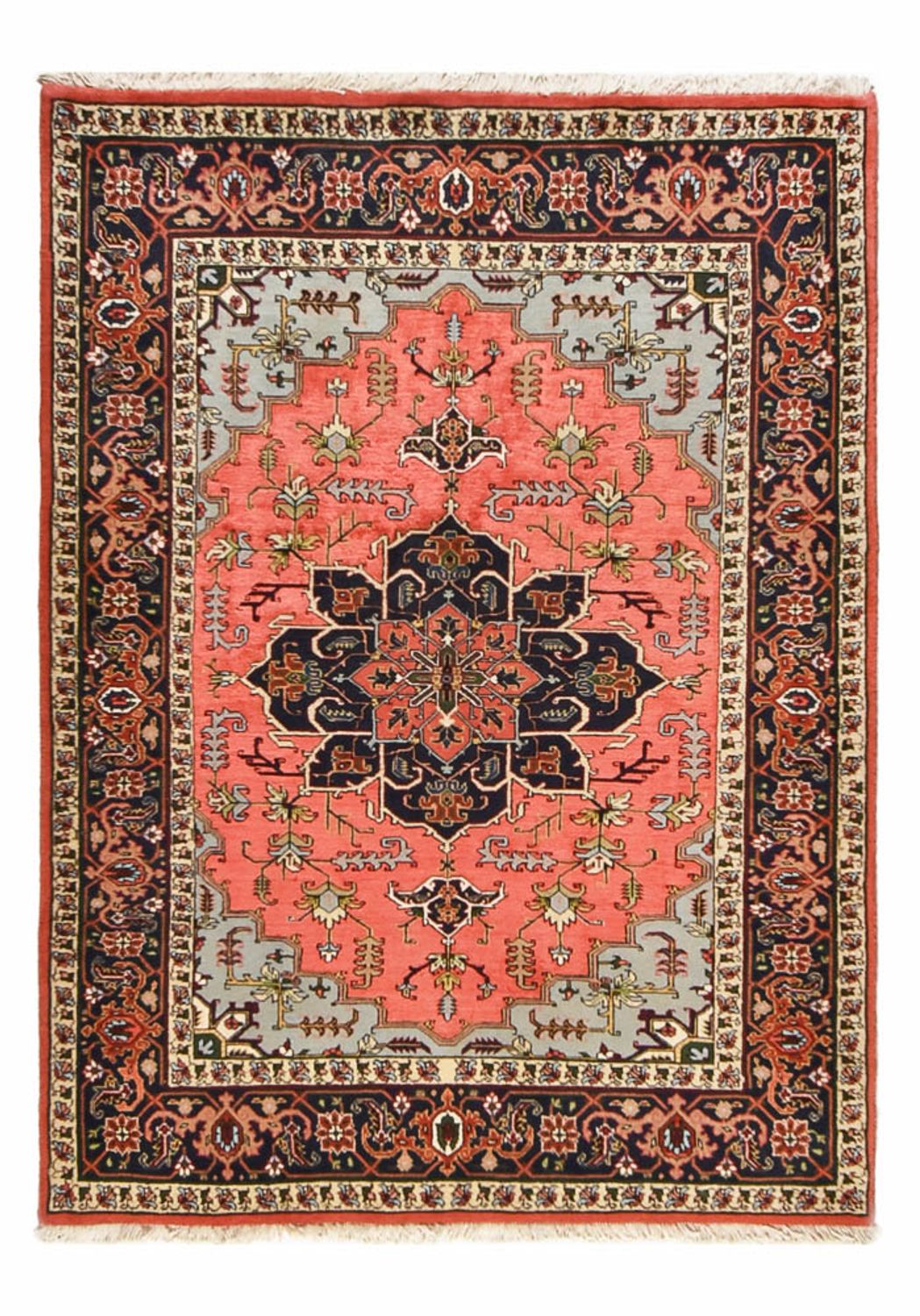 Alfombra persa - Nómada - 192 x 138 cm - rojo claro
