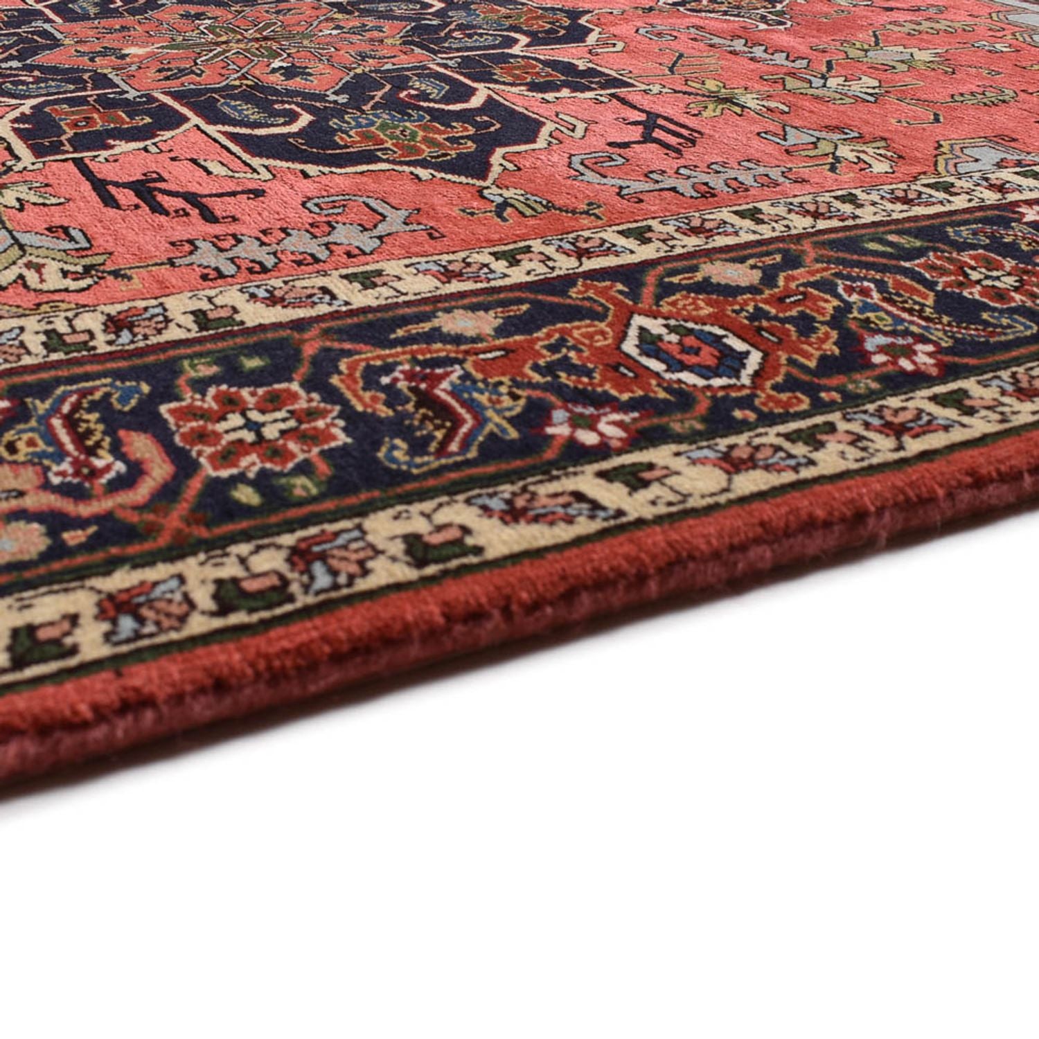Alfombra persa - Nómada - 192 x 138 cm - rojo claro