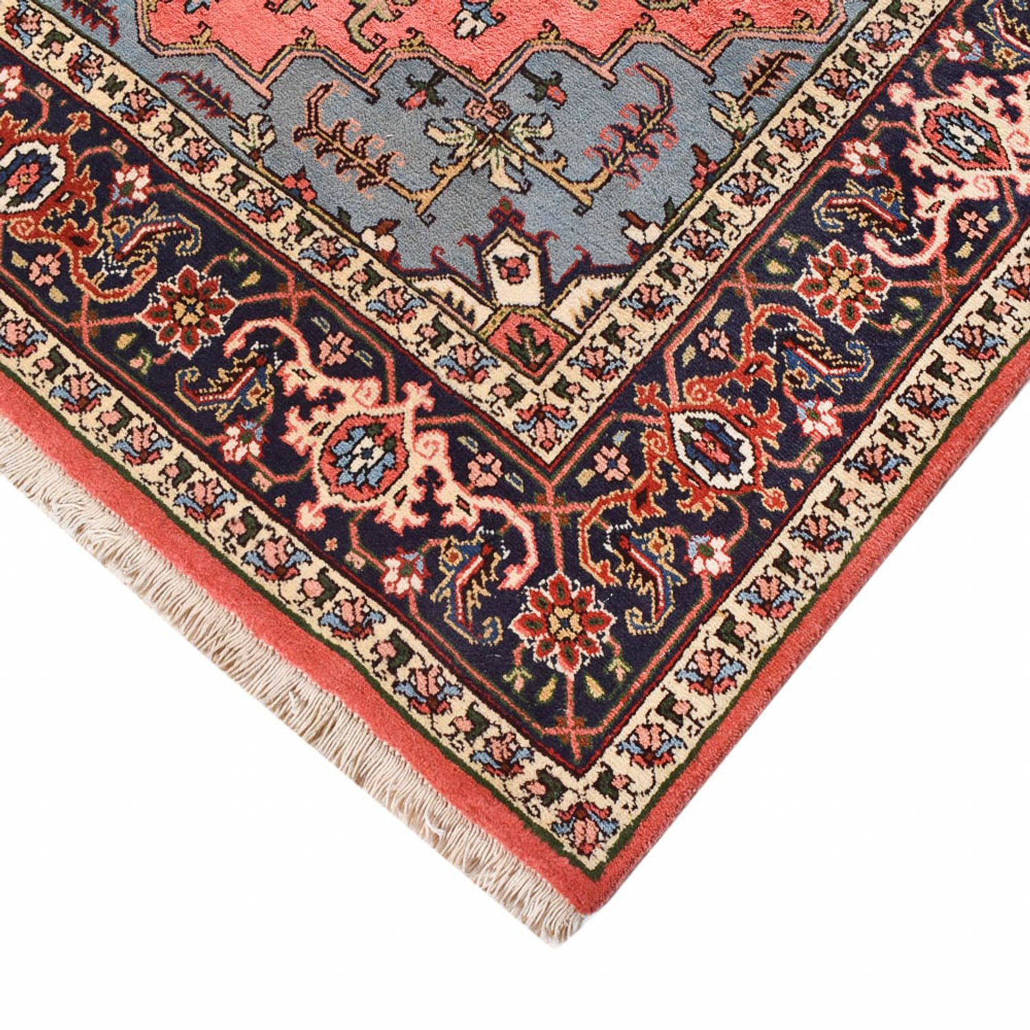 Alfombra persa - Nómada - 198 x 138 cm - rojo claro