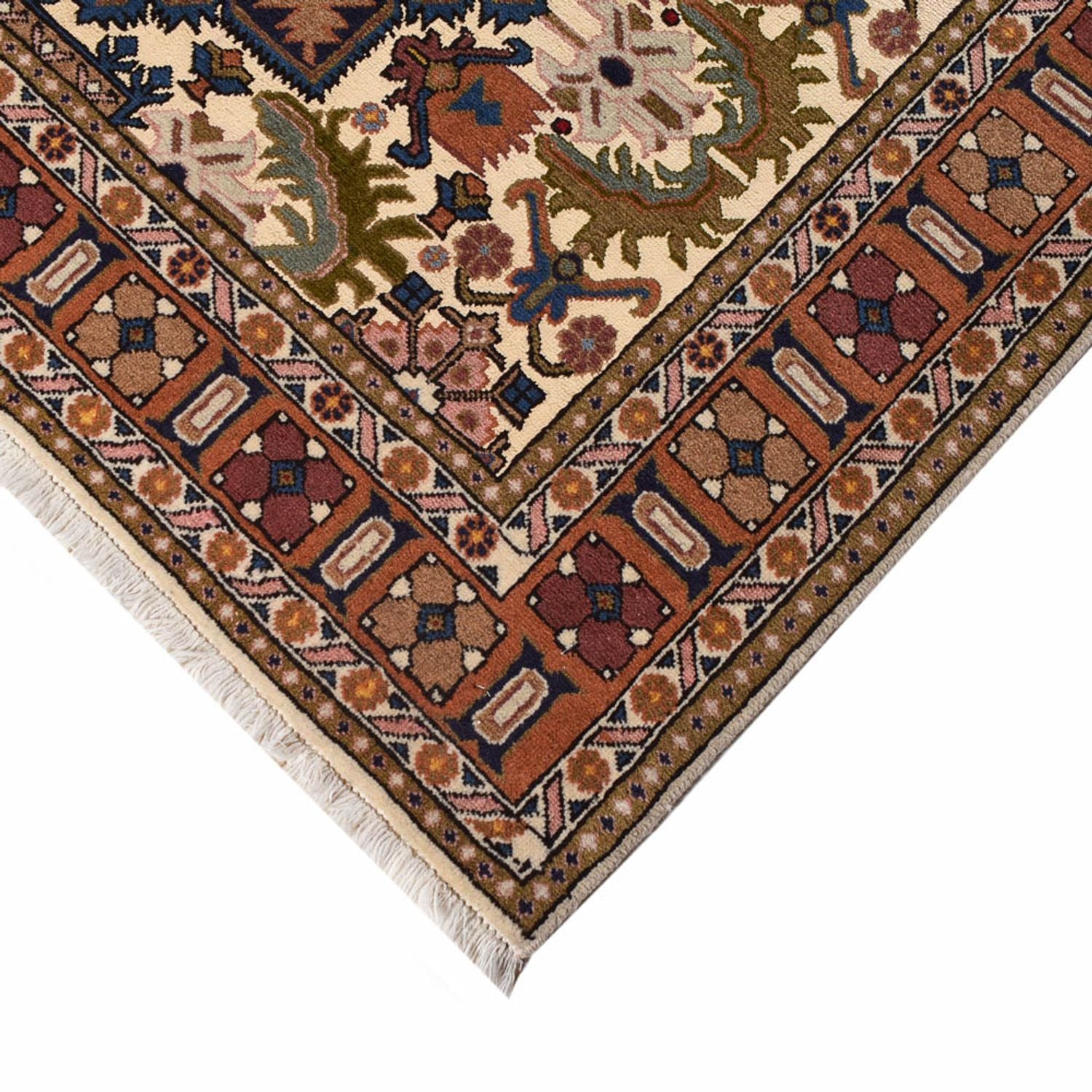 Alfombra persa - Nómada - 201 x 132 cm - multicolor