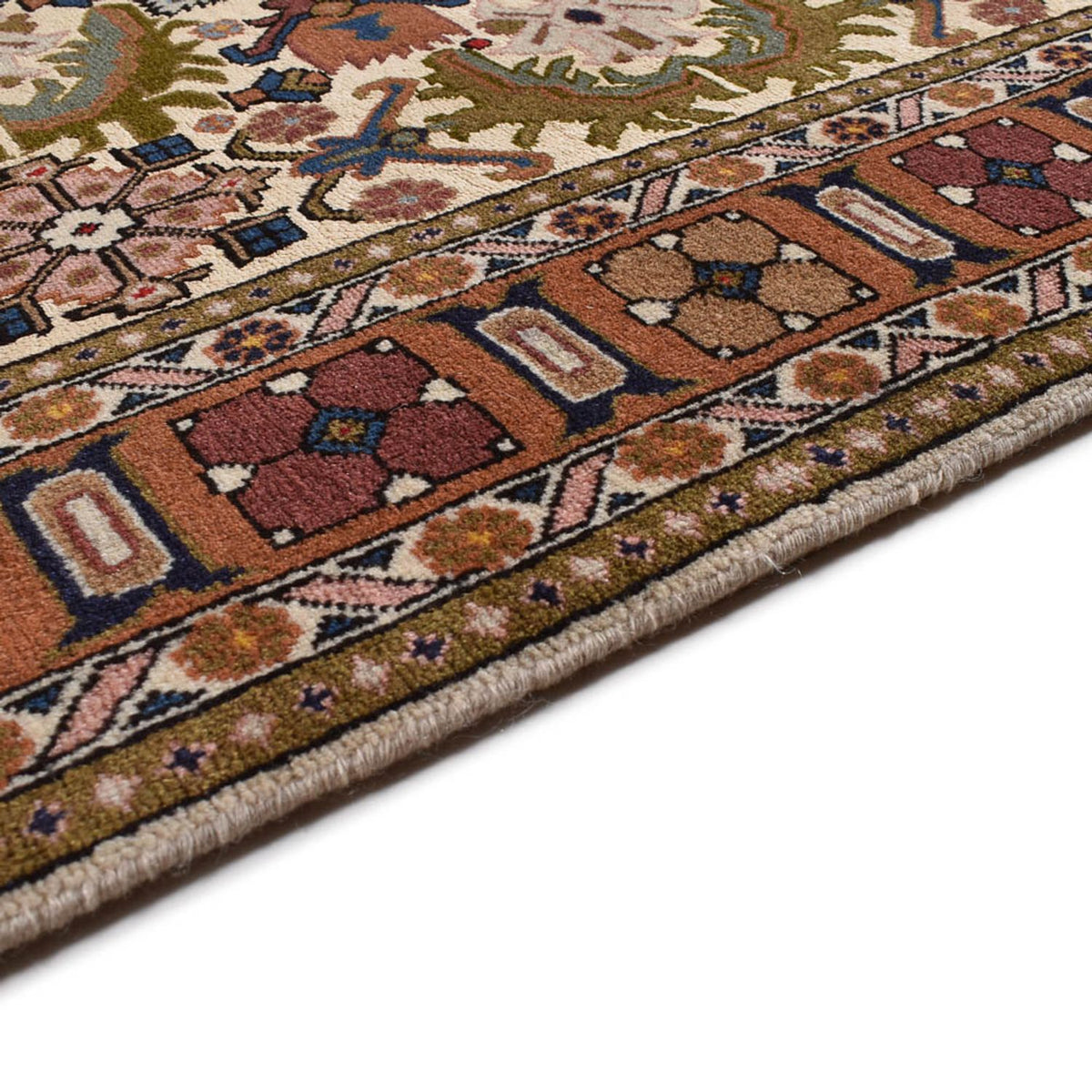 Alfombra persa - Nómada - 201 x 132 cm - multicolor