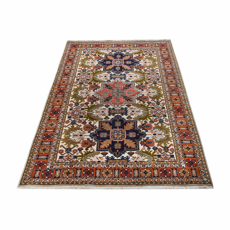 Alfombra persa - Nómada - 201 x 132 cm - multicolor