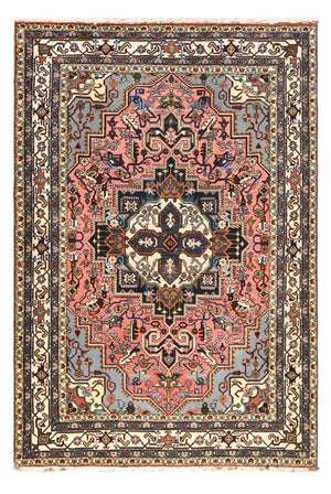 Alfombra persa - Nómada - 206 x 138 cm - rojo claro