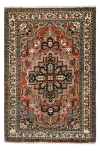 Alfombra persa - Nómada - 200 x 138 cm - multicolor