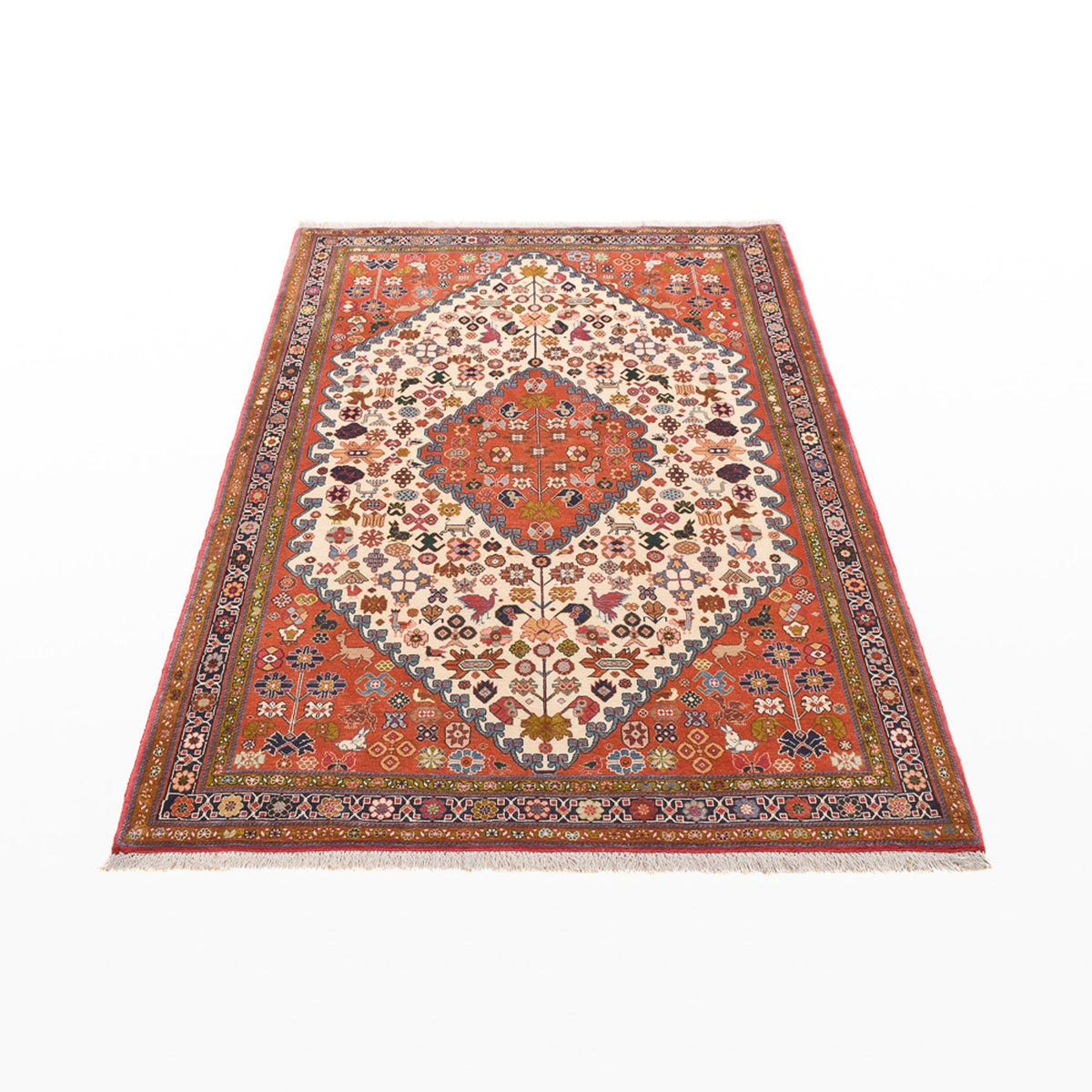 Alfombra Gabbeh - Persa Kashkuli - 194 x 130 cm - multicolor