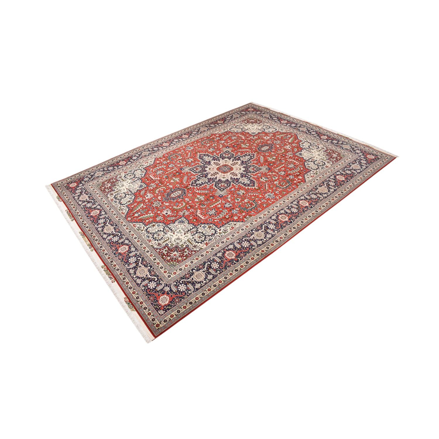 Alfombra Persa - Tabriz - Real - 403 x 302 cm - rojo