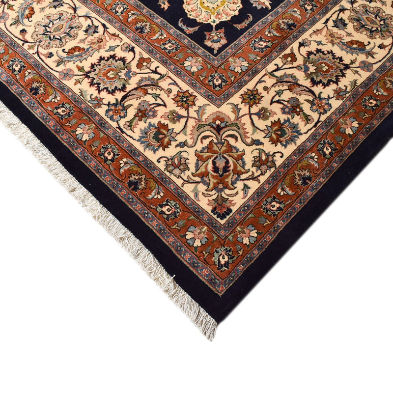 Alfombra persa - Clásica - Real - 394 x 304 cm - azul oscuro