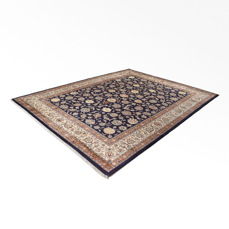 Alfombra persa - Clásica - Real - 394 x 304 cm - azul oscuro