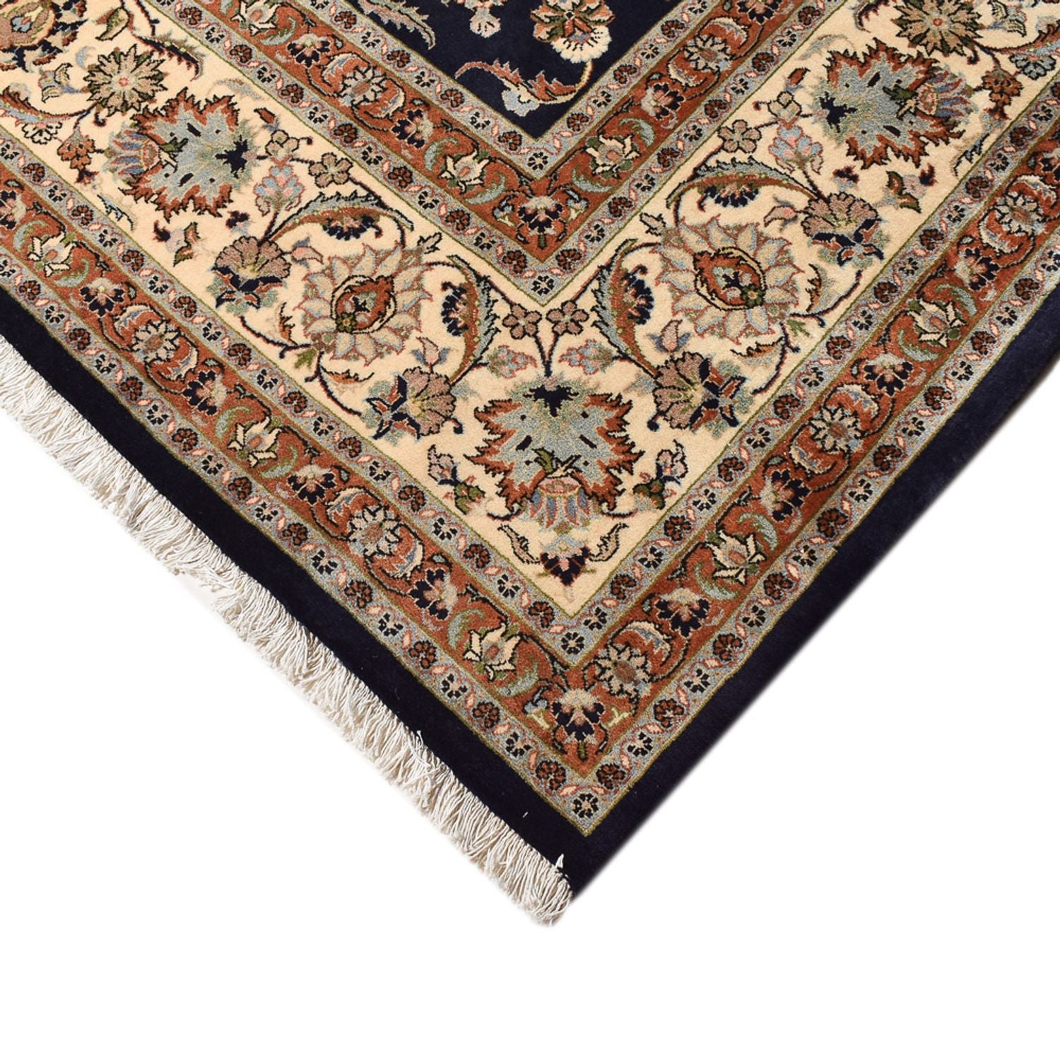 Alfombra persa - Clásica - Real - 390 x 300 cm - azul oscuro