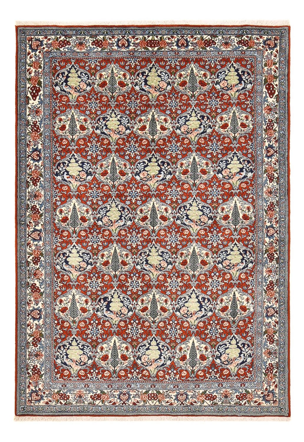 Alfombra persa - Nómada - 247 x 172 cm - multicolor