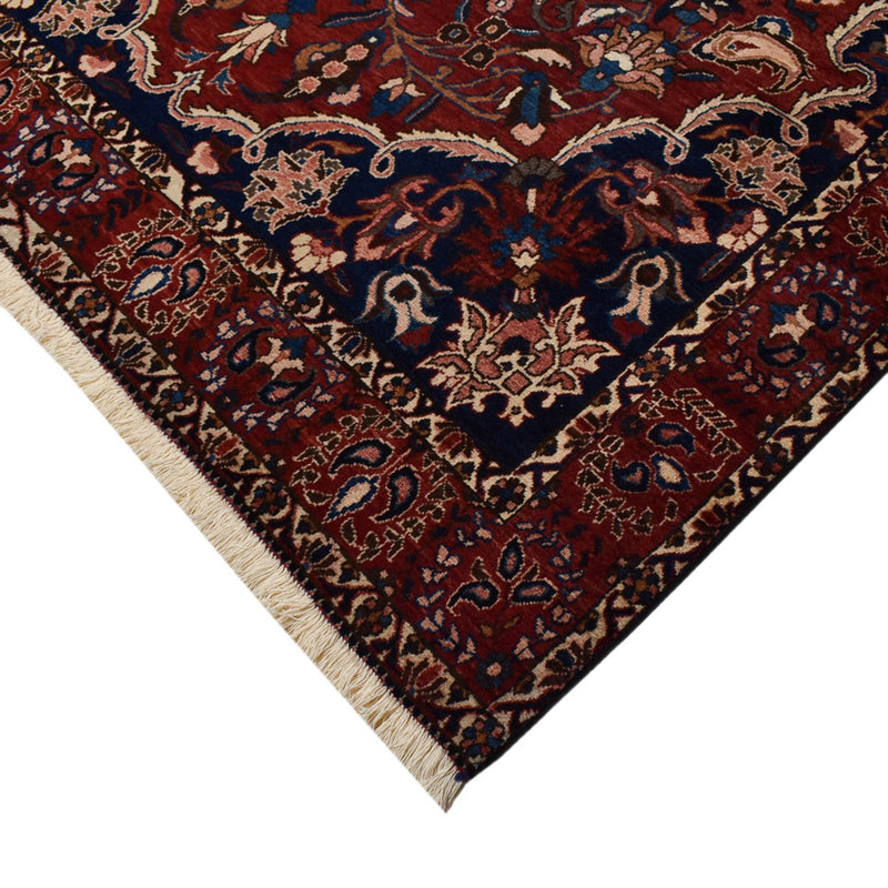 Alfombra persa - Nómada - 318 x 206 cm - rojo vino
