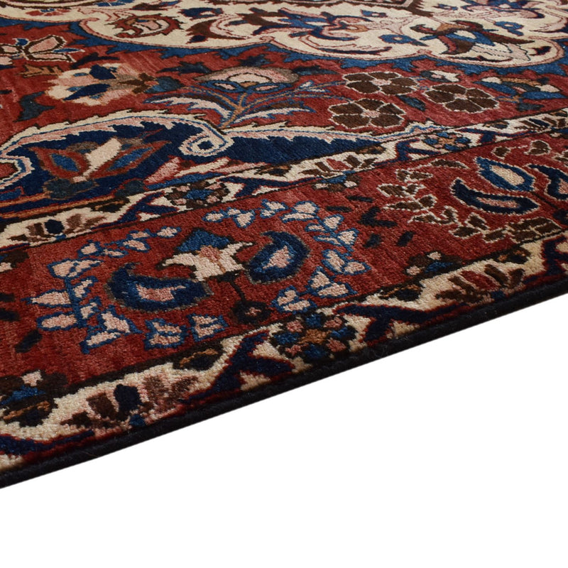 Alfombra persa - Nómada - 318 x 206 cm - rojo vino