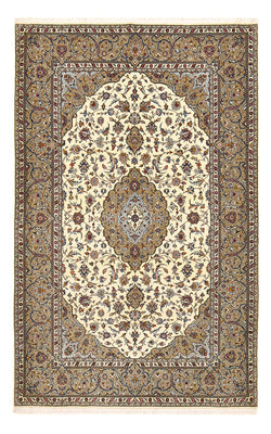 Alfombra persa - Keshan - 225 x 142 cm - arena