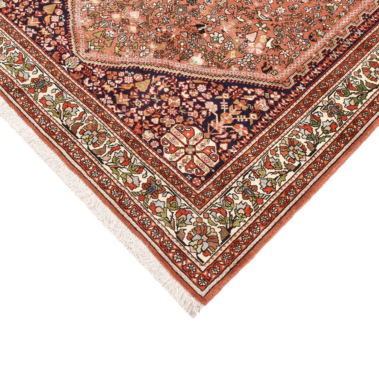 Alfombra Gabbeh - Persa Kashkuli - 205 x 153 cm - rojo claro