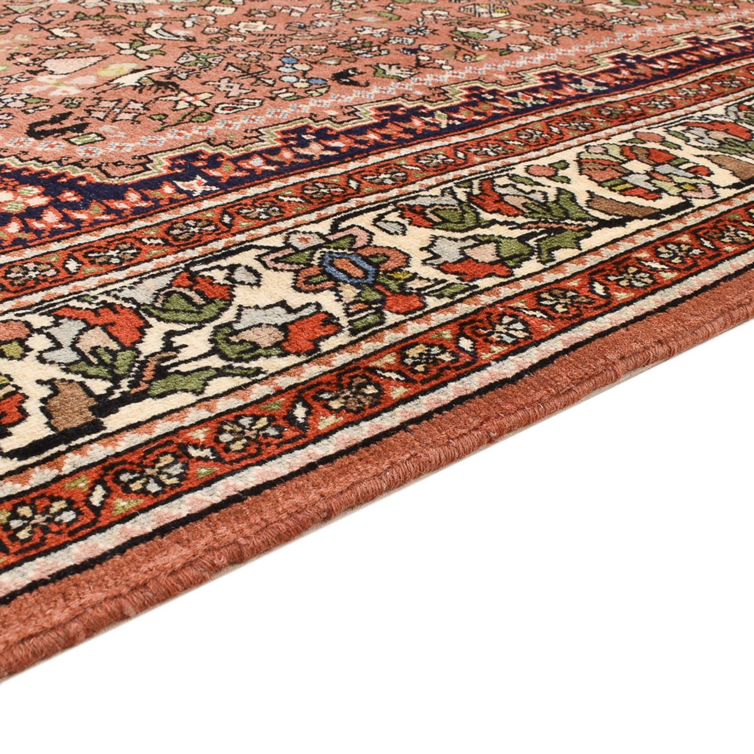 Alfombra Gabbeh - Persa Kashkuli - 205 x 153 cm - rojo claro