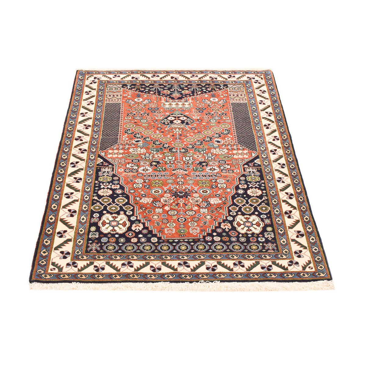 Alfombra Gabbeh - Persa Kashkuli - 154 x 111 cm - multicolor