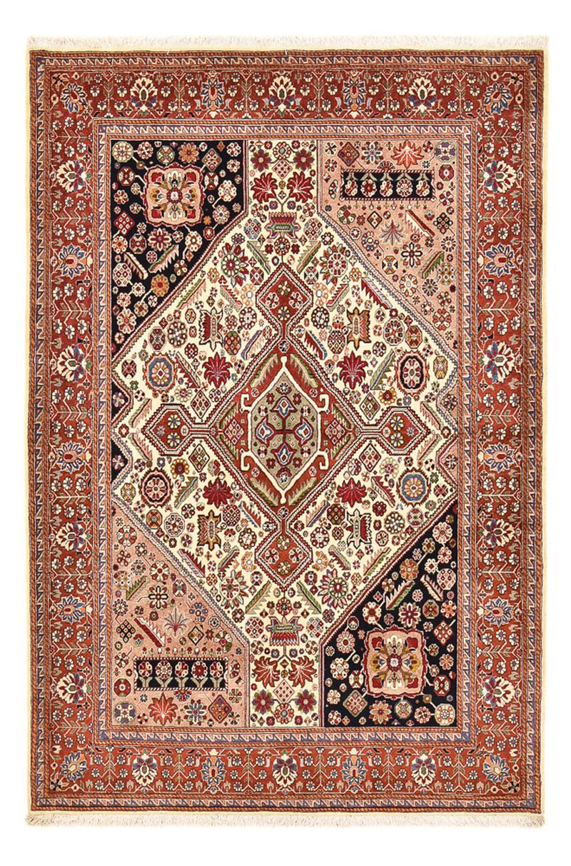 Alfombra Gabbeh - Persa Kashkuli - 218 x 150 cm - rojo claro