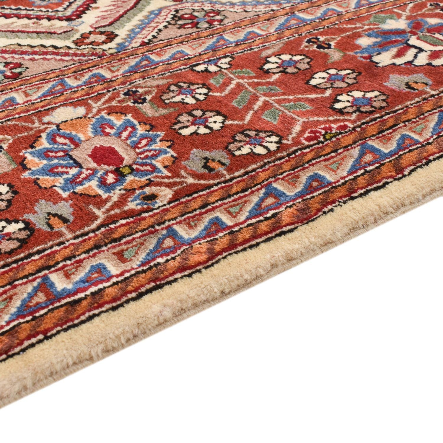 Alfombra Gabbeh - Persa Kashkuli - 218 x 150 cm - rojo claro