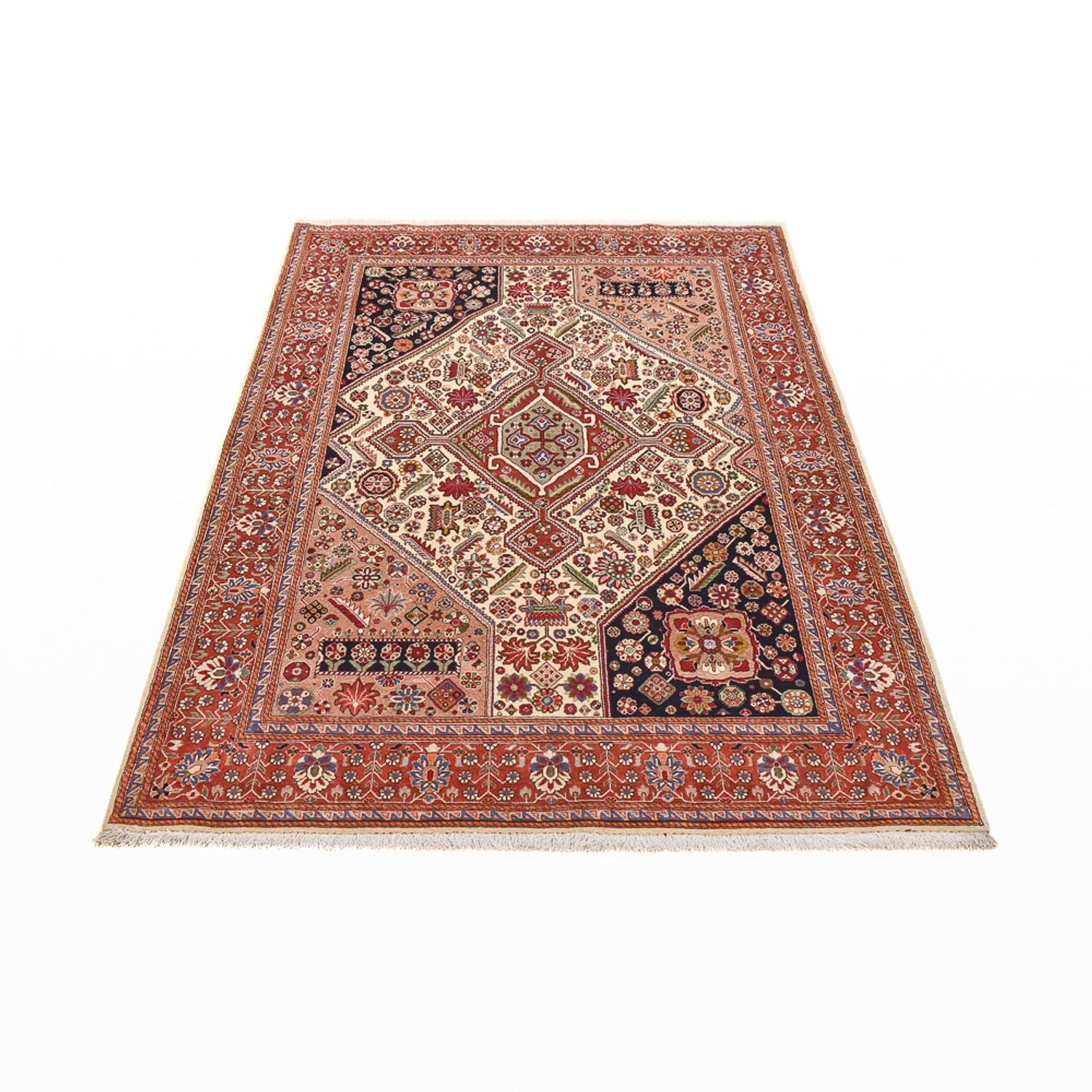 Alfombra Gabbeh - Persa Kashkuli - 218 x 150 cm - rojo claro