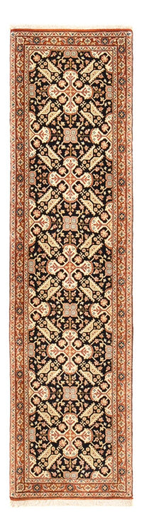 Alfombra de pasillo Alfombra Persa - Ghom - Royal - 197 x 51 cm - beige oscuro