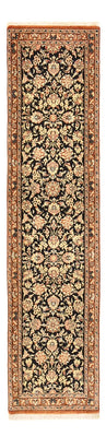 Alfombra de pasillo Alfombra Persa - Ghom - Royal - 210 x 50 cm - beige oscuro