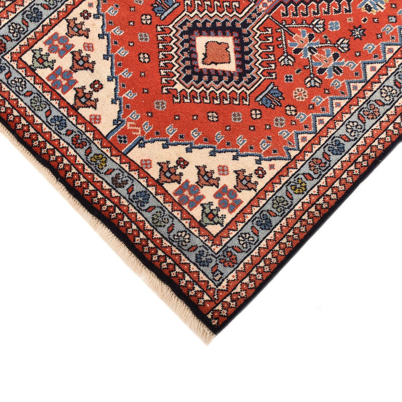 Alfombra persa - Nómada - 121 x 75 cm - rojo