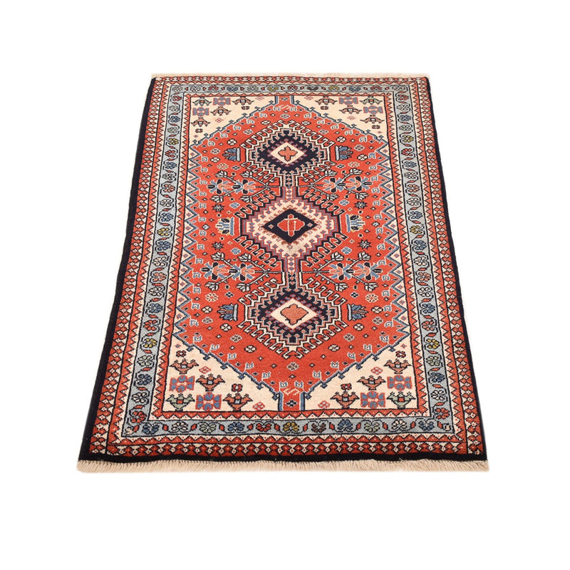 Alfombra persa - Nómada - 121 x 75 cm - rojo