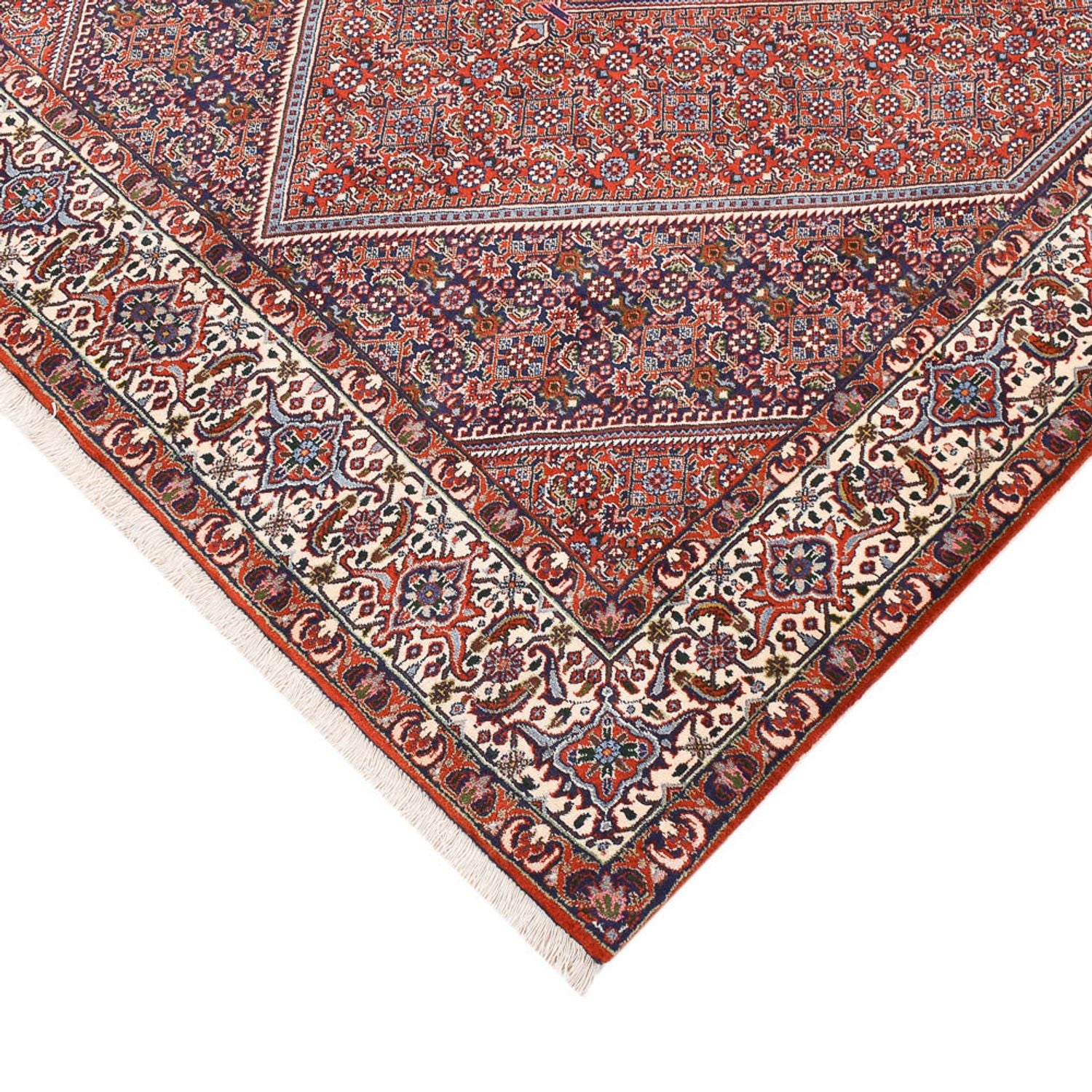 Alfombra persa - Bidjar - 240 x 135 cm - óxido