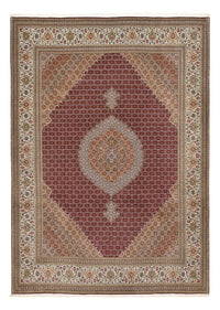Alfombra Persa - Tabriz - Real - 351 x 250 cm - rojo burdeos