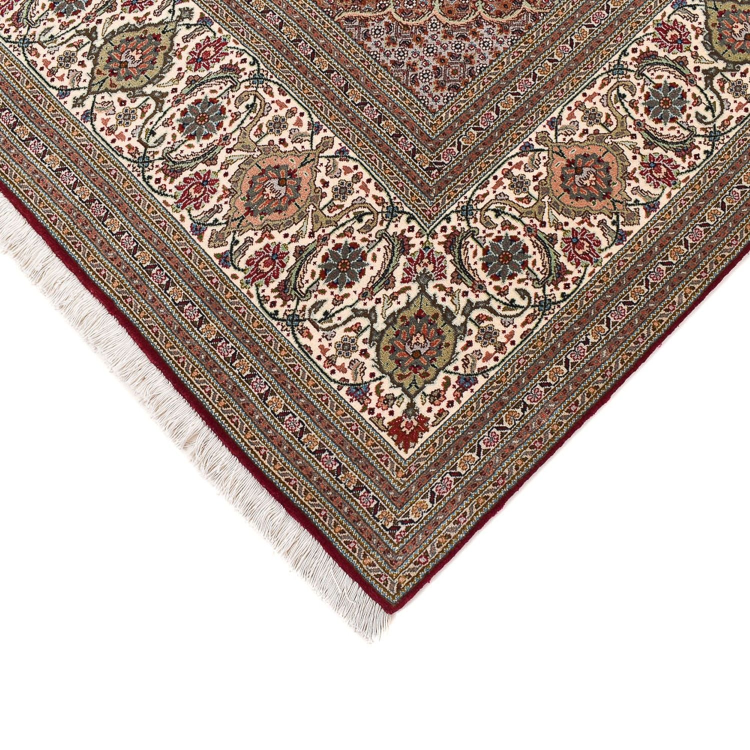 Alfombra Persa - Tabriz - Real - 351 x 250 cm - rojo burdeos