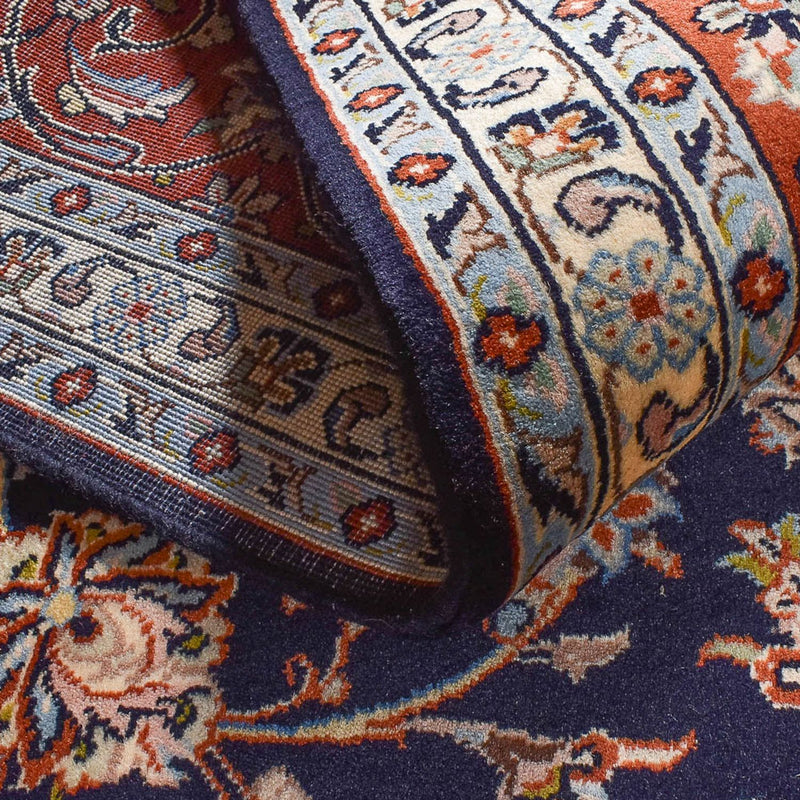 Alfombra persa - Clásica - 343 x 246 cm - azul oscuro