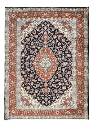 Alfombra persa - Clásica - 337 x 242 cm - azul oscuro