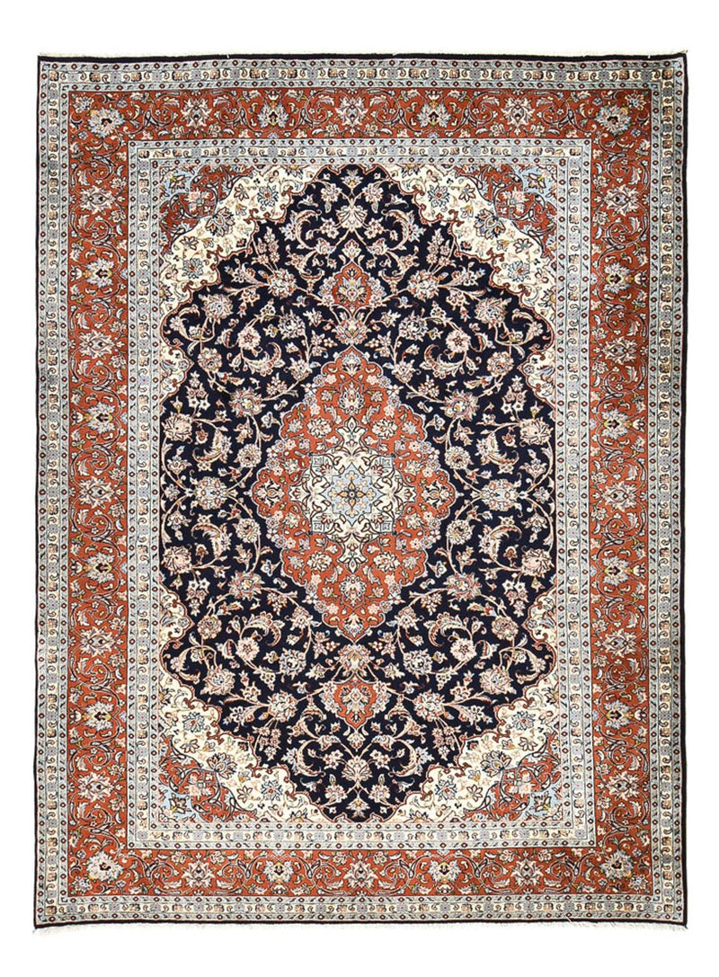 Alfombra persa - Clásica - 337 x 242 cm - azul oscuro