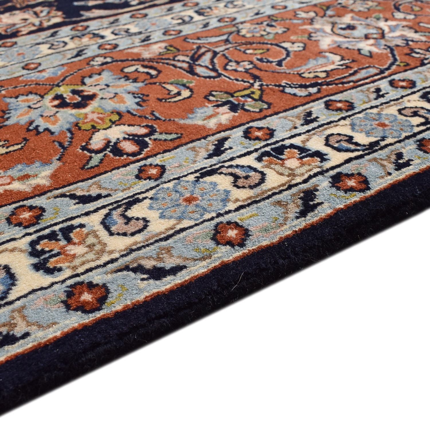 Alfombra persa - Clásica - 337 x 242 cm - azul oscuro