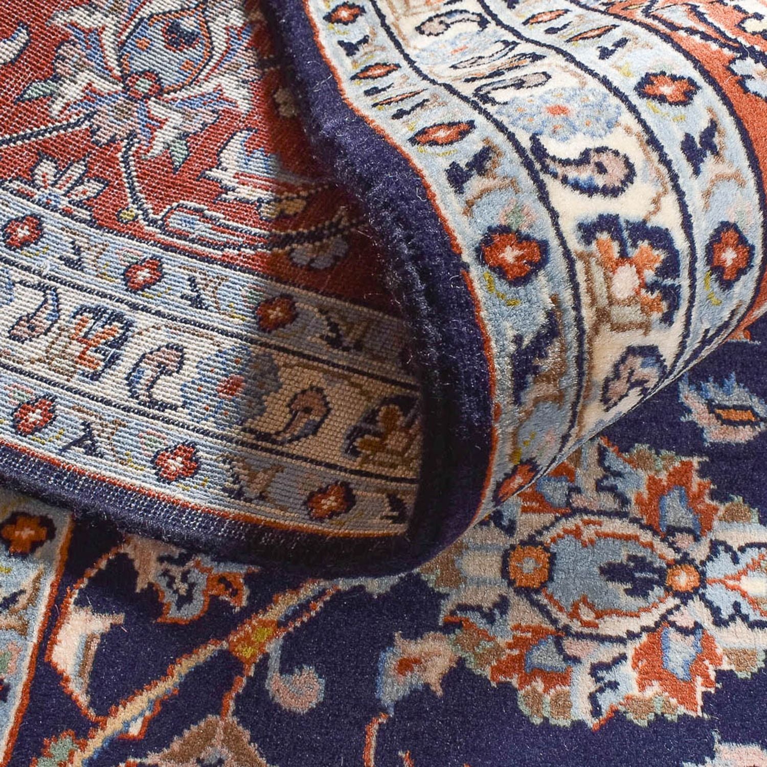 Alfombra persa - Clásica - 337 x 242 cm - azul oscuro