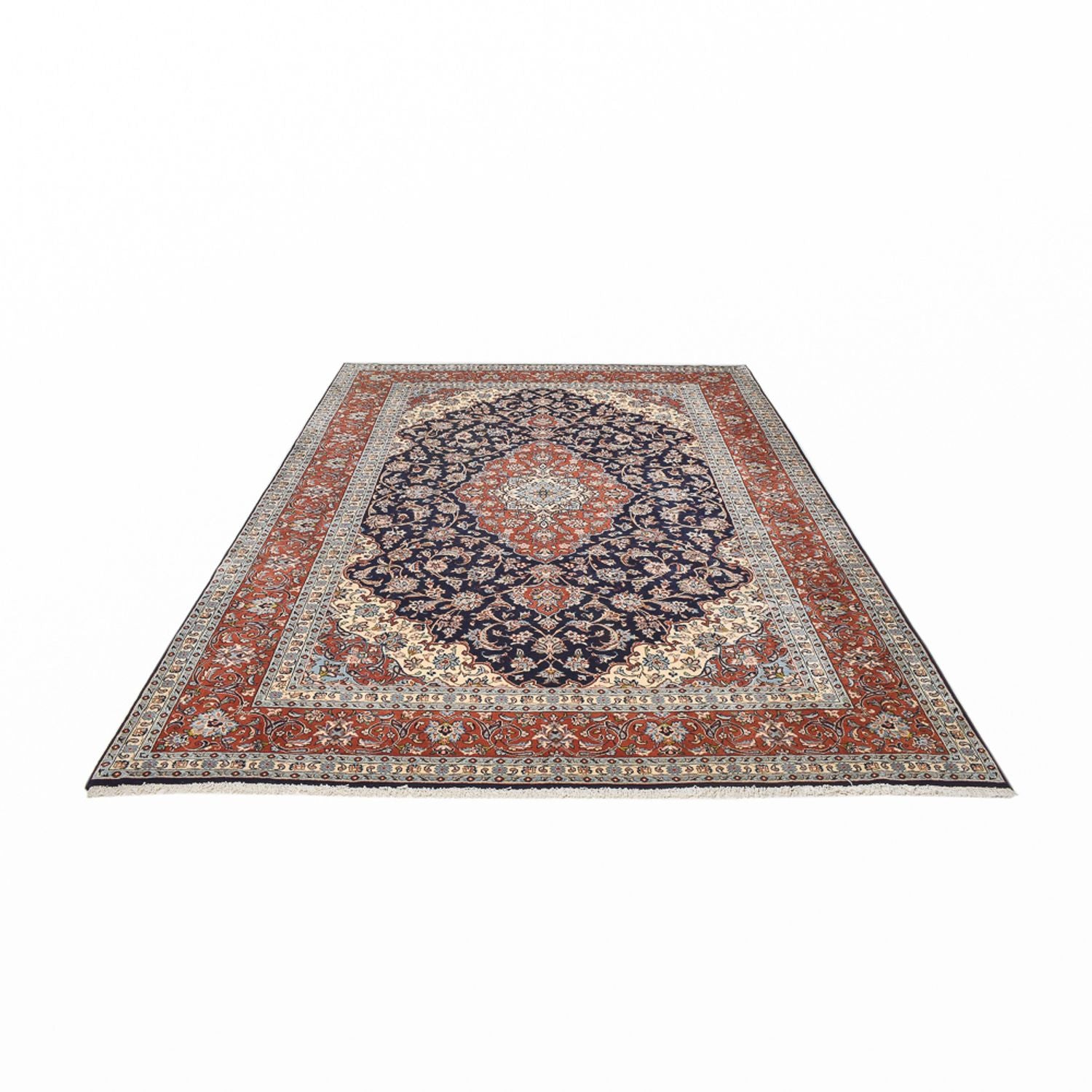 Alfombra persa - Clásica - 337 x 242 cm - azul oscuro