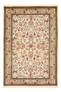 Alfombra persa - Ghom - 156 x 106 cm - crema