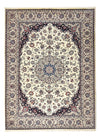 Mashhad Alfombra 251x350cm - Alfombra persa - Rectángulo / Crema / 251 x 350 cm Rectángulo