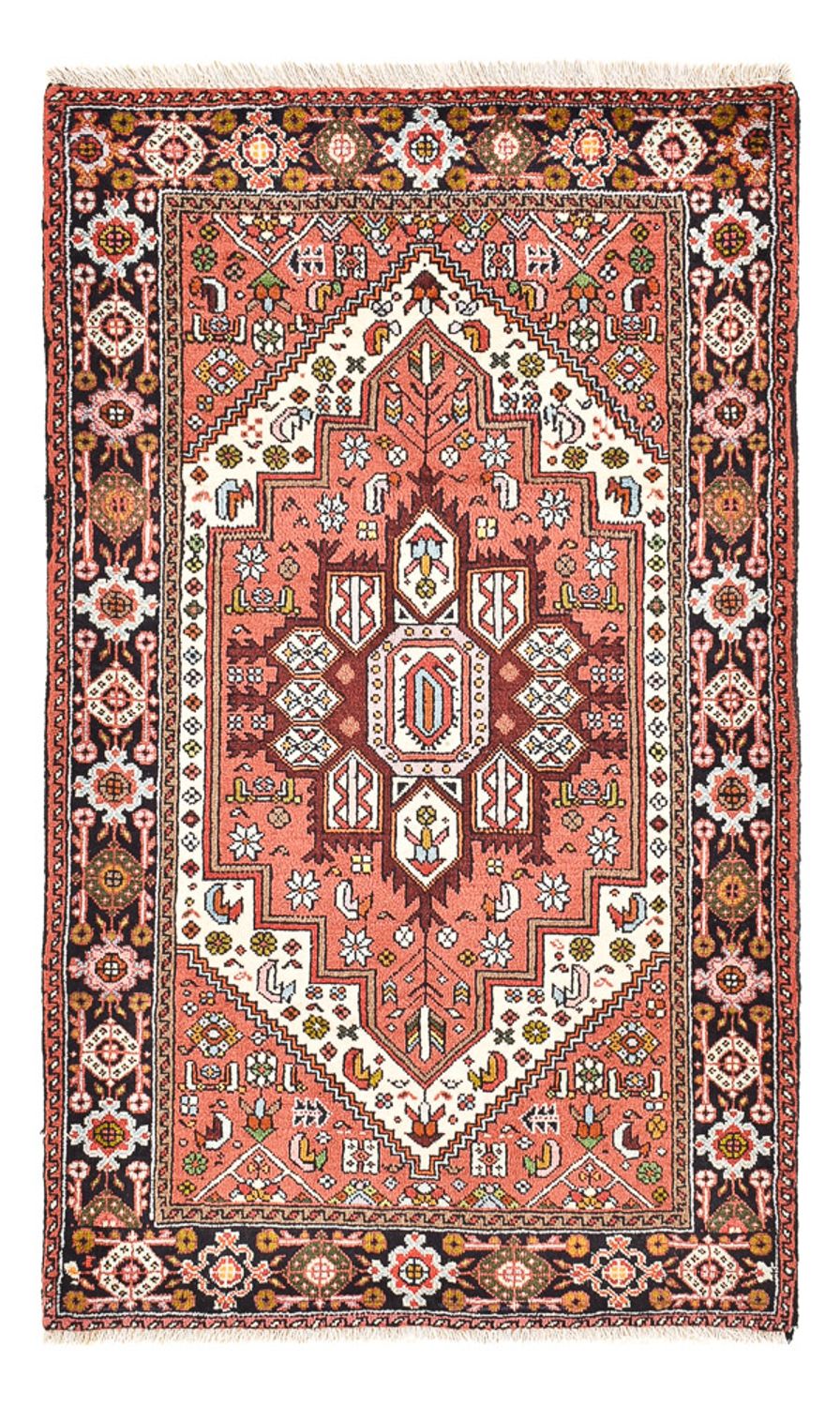 Alfombra persa - Nómada - 123 x 73 cm - rojo claro