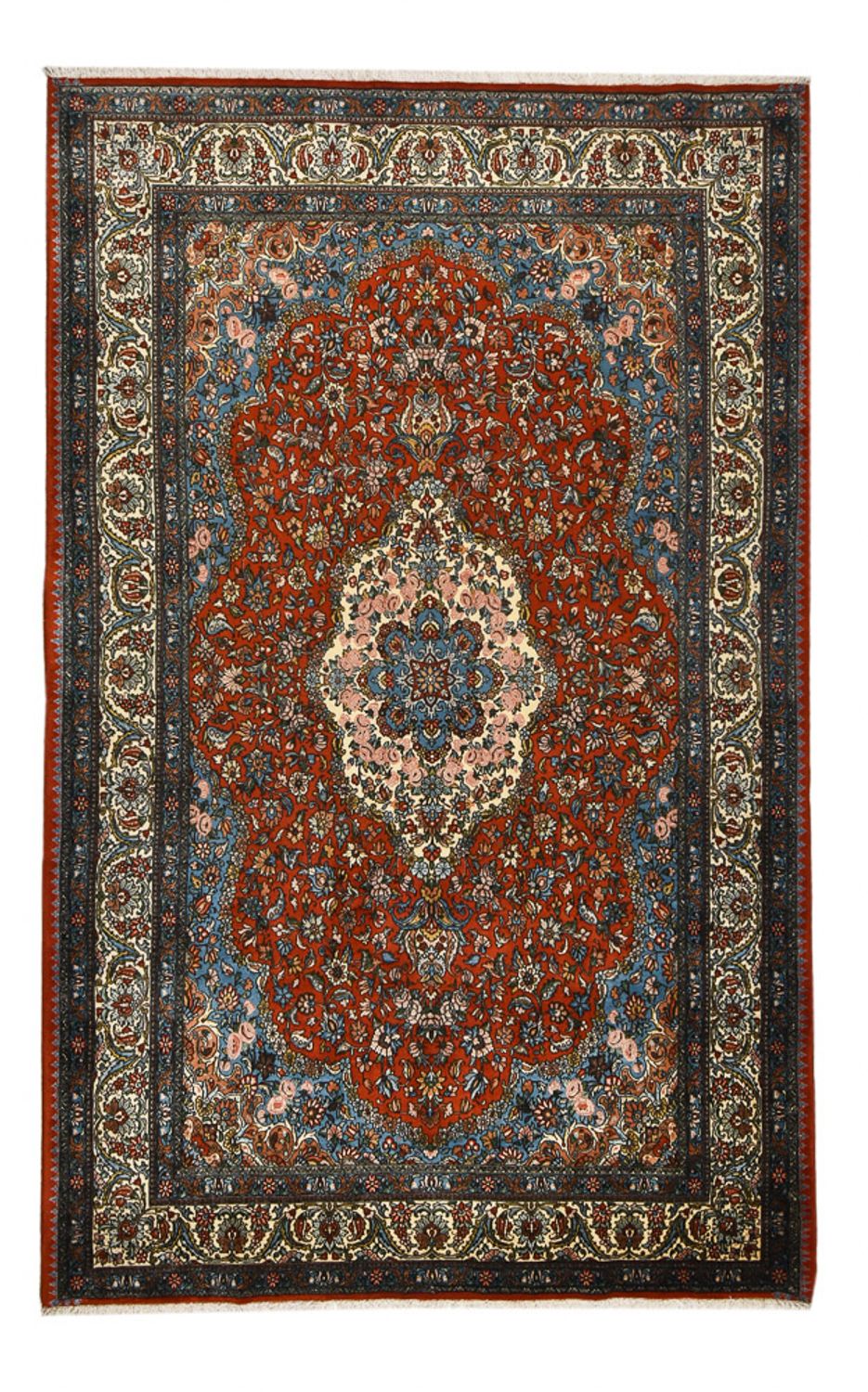 Alfombra persa - Nómada - 316 x 200 cm - rojo oscuro