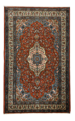 Alfombra persa - Nómada - 316 x 200 cm - rojo oscuro