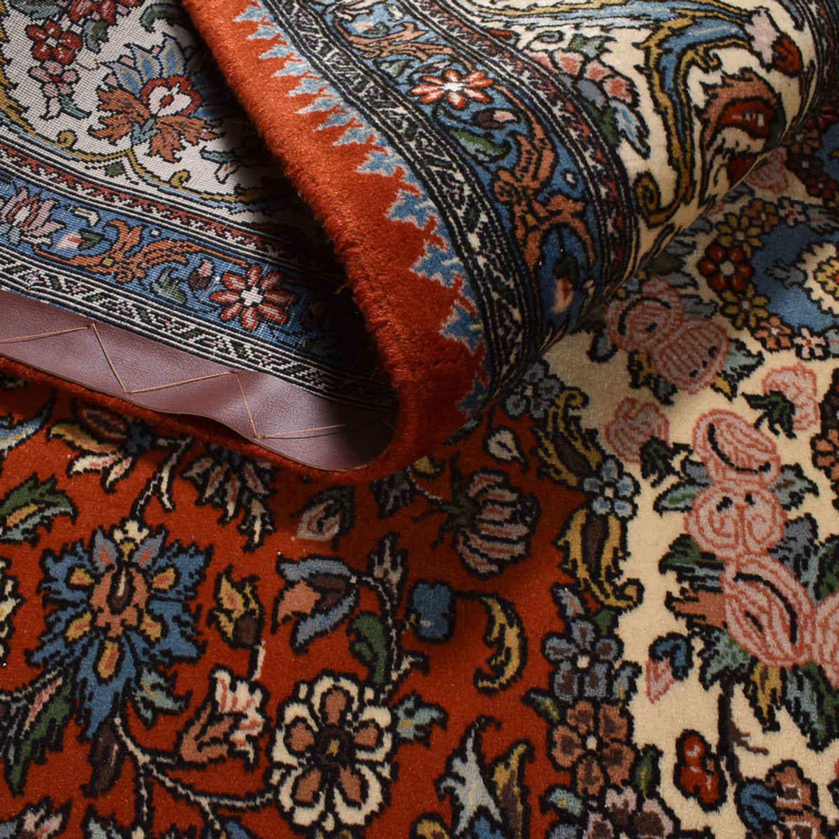 Alfombra persa - Nómada - 316 x 200 cm - rojo oscuro