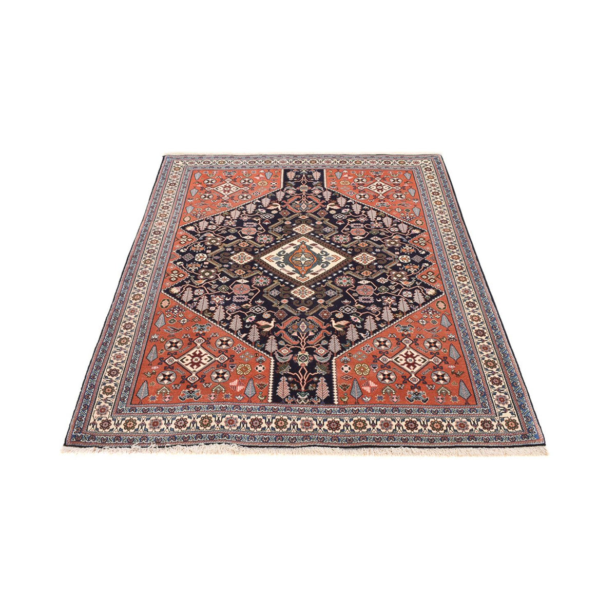Alfombra Gabbeh - Persa Kashkuli - 203 x 159 cm - multicolor