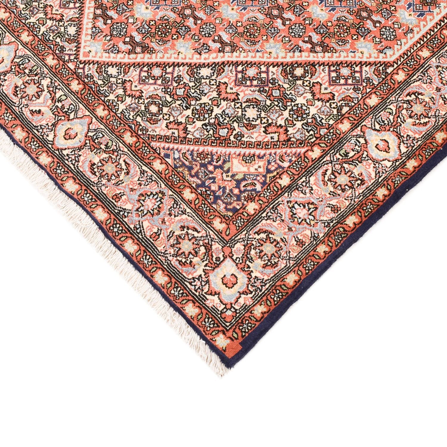 Alfombra persa - Bidjar - 162 x 110 cm - óxido