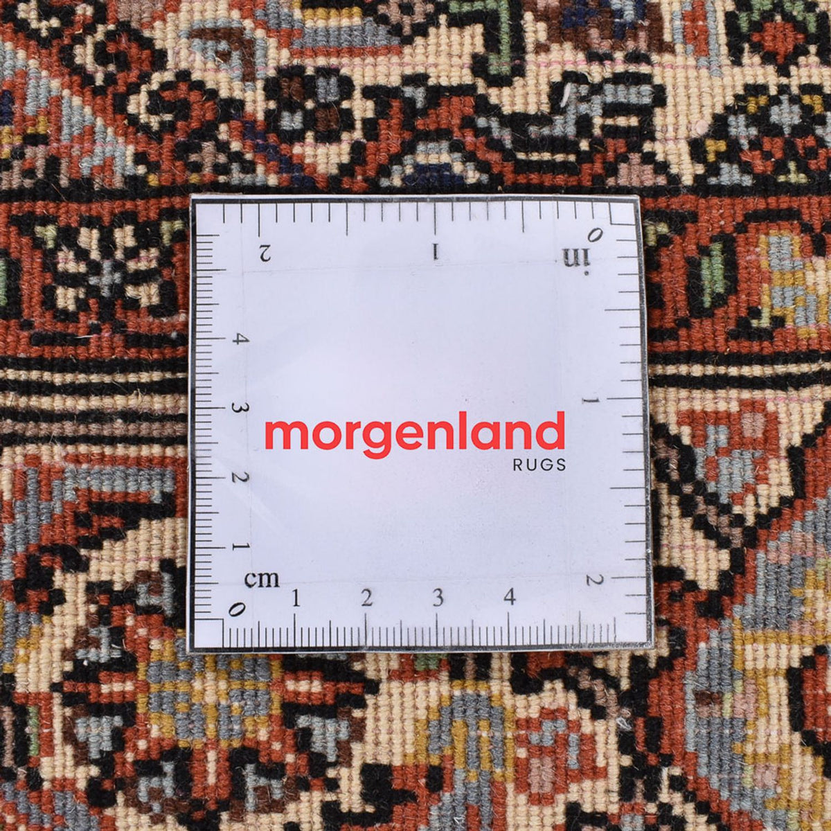 Alfombra persa - Bidjar - 162 x 110 cm - óxido