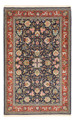 Alfombra Persa - Isfahan - Prima - 220 x 140 cm - azul oscuro