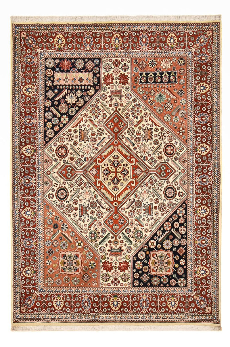 Alfombra Gabbeh - Persa Kashkuli - 215 x 146 cm - multicolor